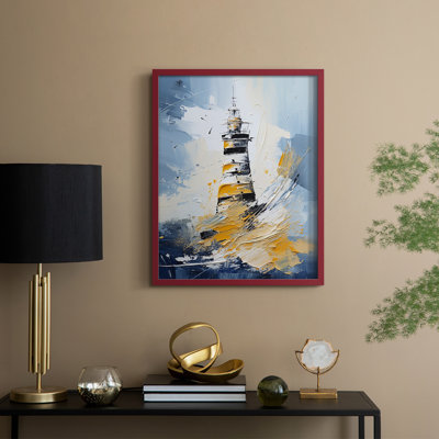 NAUTICAL Series DXXII Framed Print - Solid Wood