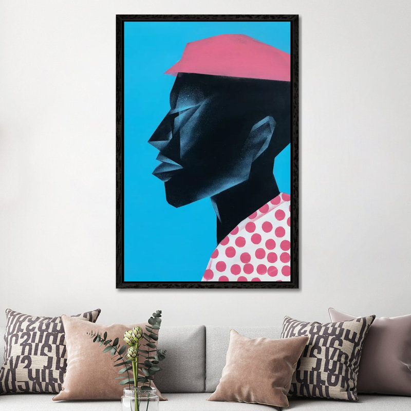 Bamba by VCalvento - Print on Canvas, 152.5 cm H x 101.5 cm W, Black Framed