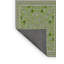 Tapis décoratif vert damassé-2105948182