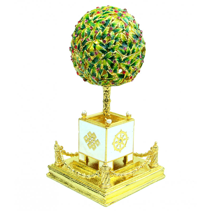 Sculpture Bejeweled Wealth Granting Tree