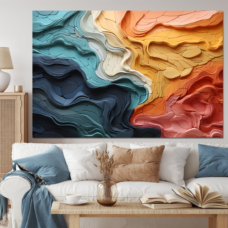 Biomorphism Organic Forms IV - Biomorphism, art mural pour le salon