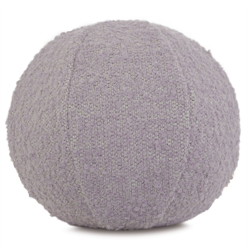 Marl Circular Pillow Cover & Insert, Amethyst
