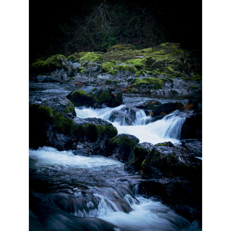 Moulton Rocks Print by Catherine Johns, Black Framed Canvas, 32" H x 24" W