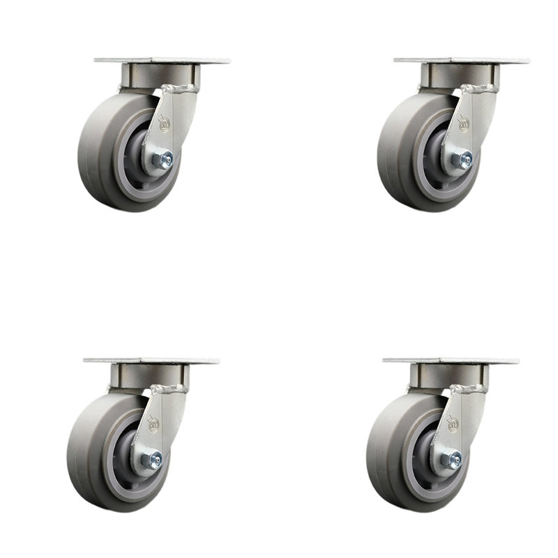 Kingpinle Thermoplastic Swivel Caster