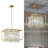 Jennesa Jhase Crystal Dimmable Square / Rectangle Chandelier Modern Pendant Light Fixture-65668622-65668619