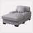 Velours gris est en rupture de stock