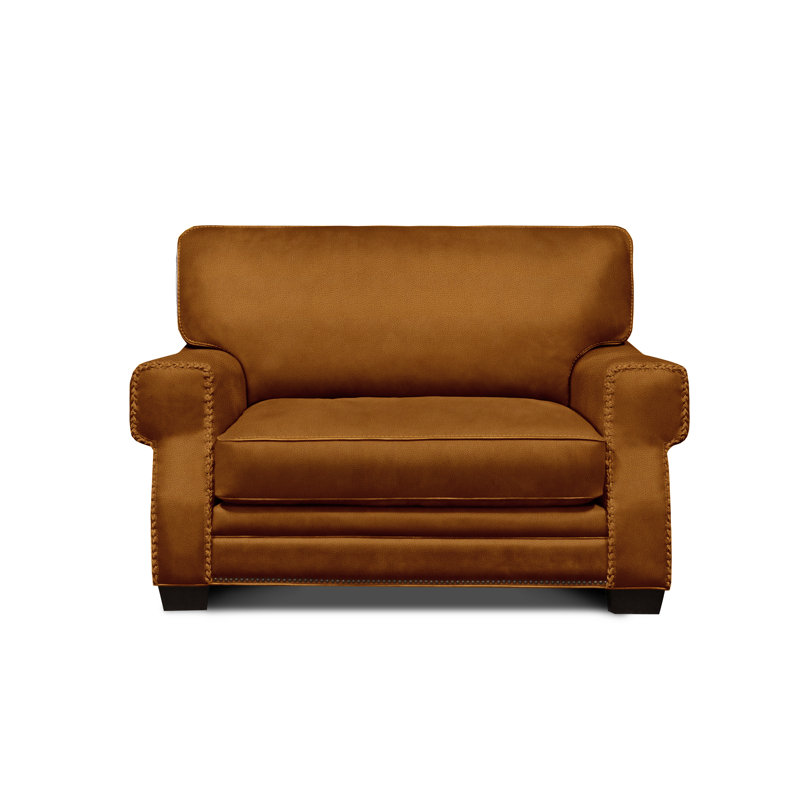 Stafford Leather Armchair, Cognac (Maestro Artisano), Espresso