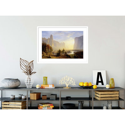 Yosemite Valley by Albert Bierstadt -Framed Giclee Print