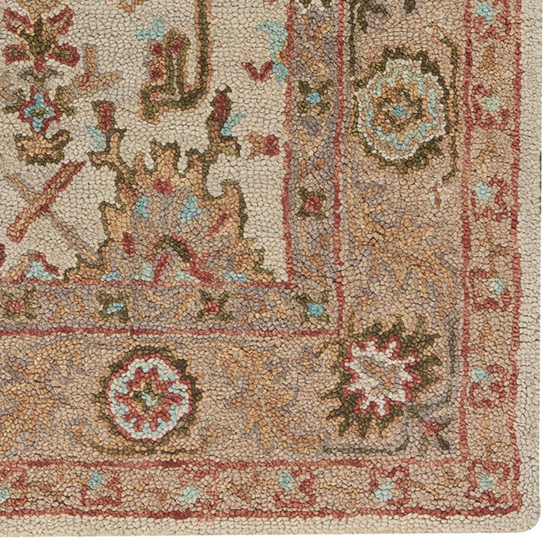 Wool Oriental Indoor Rug, Rectangle 3'6" x 5'6"