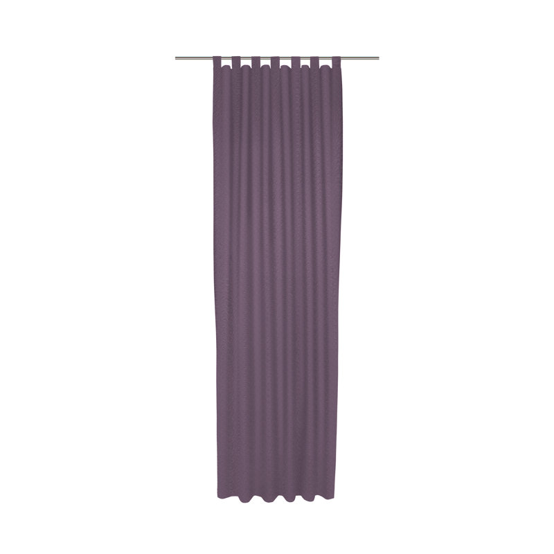 Uni Collection Room Darkening Curtain, 142cm Width x 375cm Drop, Aubergine