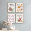 «Eggnog Gingerbread Seasonal Illustration», impression encadrée sur papier, 4 pièces-97770279-97770280