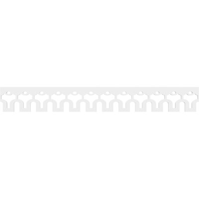 Garniture de couloir en PVC de qualité architecturale H 6 po x P 5/8 po x L 48 po