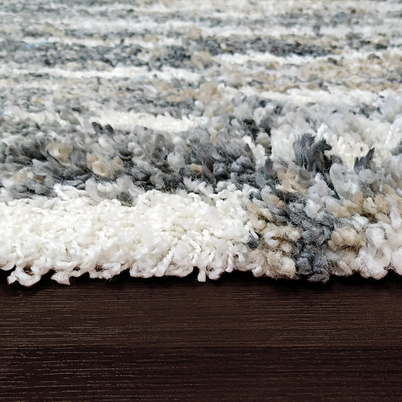 Tapis gris Ciera, Rectangle 7 pi 10 po x 10 pi 10 po