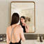 Miroir de salle de bain 28 x 36 avec cadre en métal de couleur grain de bois, miroir de salle de bain rectangulaire arrondi avec cadre en métal, antirouille, se suspend horizontalement ou verticalement-2033354448-2033354278-2033354275