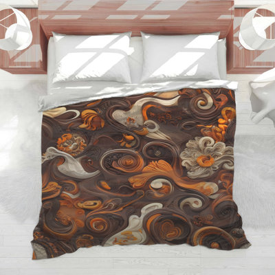 Brown Swirls Comforter