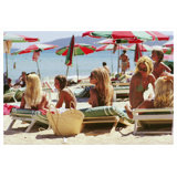 "Saint-Tropez Beach", Slim Aarons, August 1971 Print by Slim Aarons