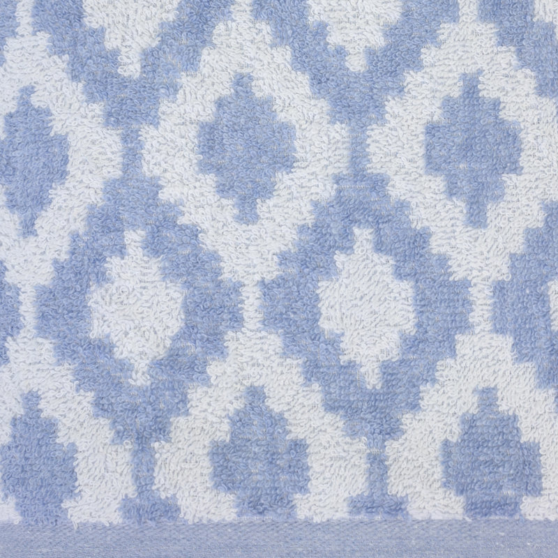 Fibertone by 1888 Mills Jacquard Pool Towel Diamond 30x60 13.00 lbs/dz, Blue