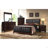 Garrett Cappuccino 2-Drawer Rectangular Nightstand