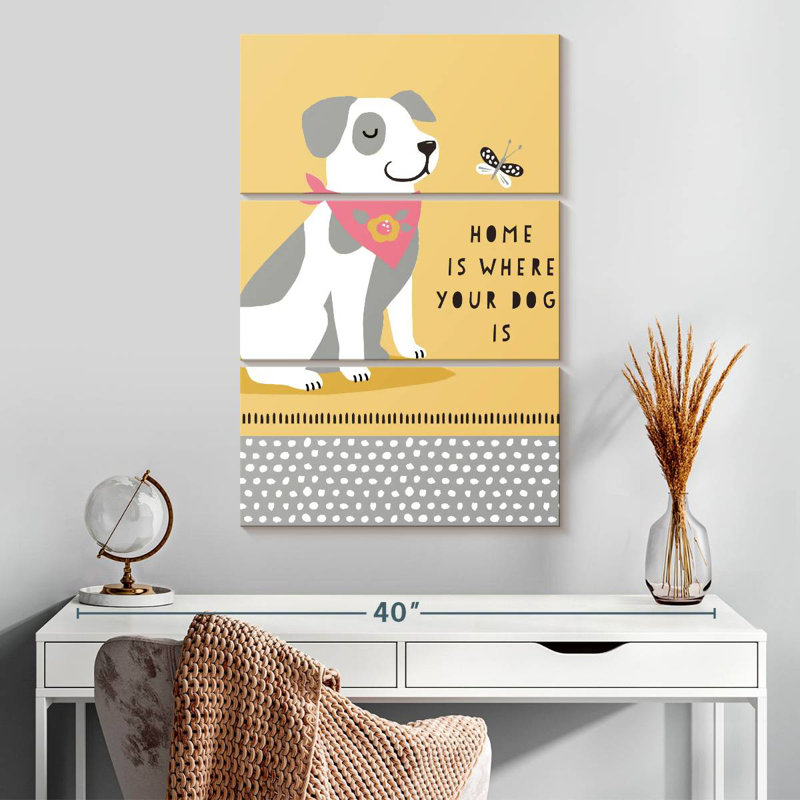 Brampt Dog Patch I, 32" H x 20" W