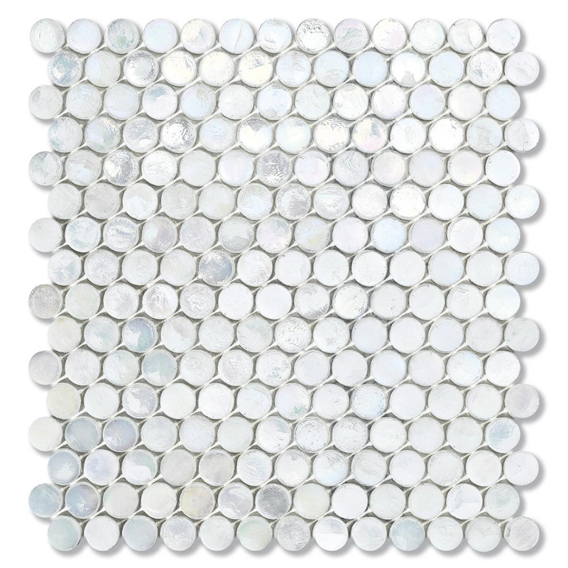 Cotton 6/8" Barrels Glass Mosaic