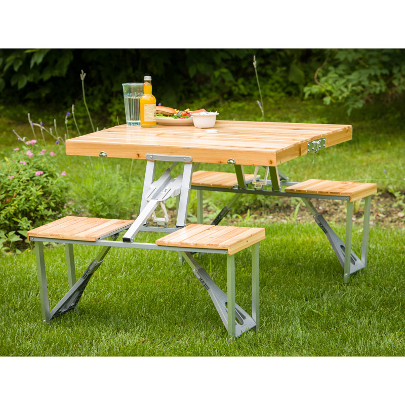 4 - Person Patio Dining Set with Square Table