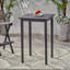Table de bar d'extérieur carrée en bois d'acacia minimaliste-827626104