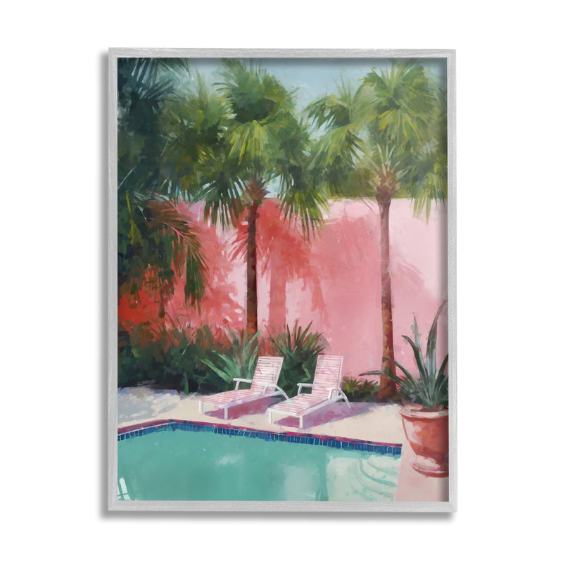 Art tropical, estampe numérique encadrée par Ziwei Li, Estampe numérique Farmhouse, H 14 po x l 11 po x P 1,5 po