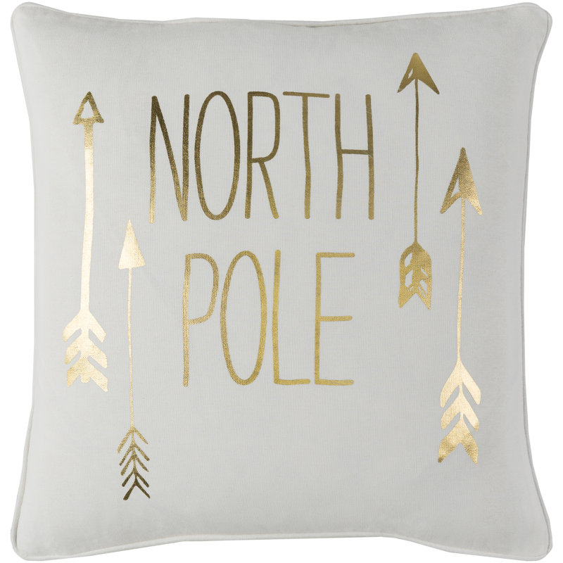 Cotton Throw Pillow, 18" x 18"