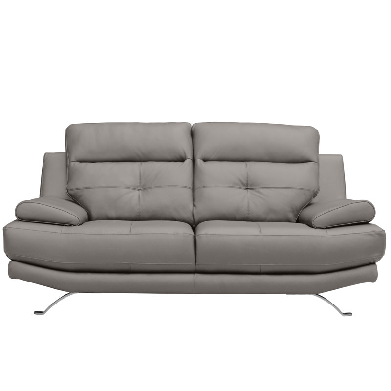 London 2 Seater Sofa, Steel