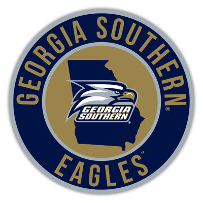 Georgia Southern Bright Line - 16" Circle With State