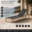 Chaise longue simple inclinable 76 po Aynura-115312496