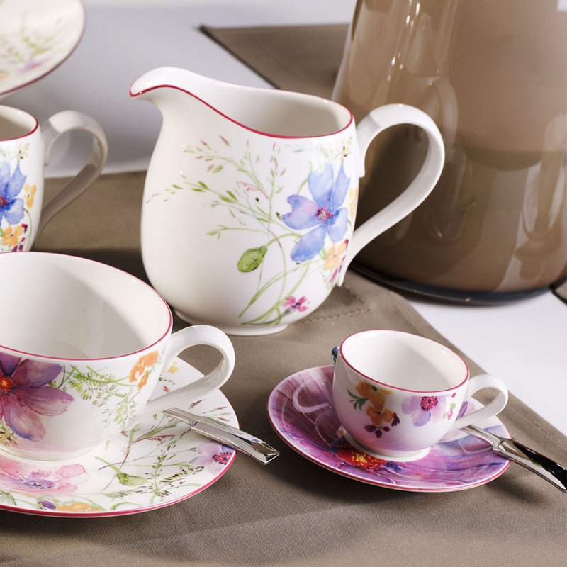 Soucoupe à tasse à espresso 4,75 po Villeroy & Boch Mariefleur