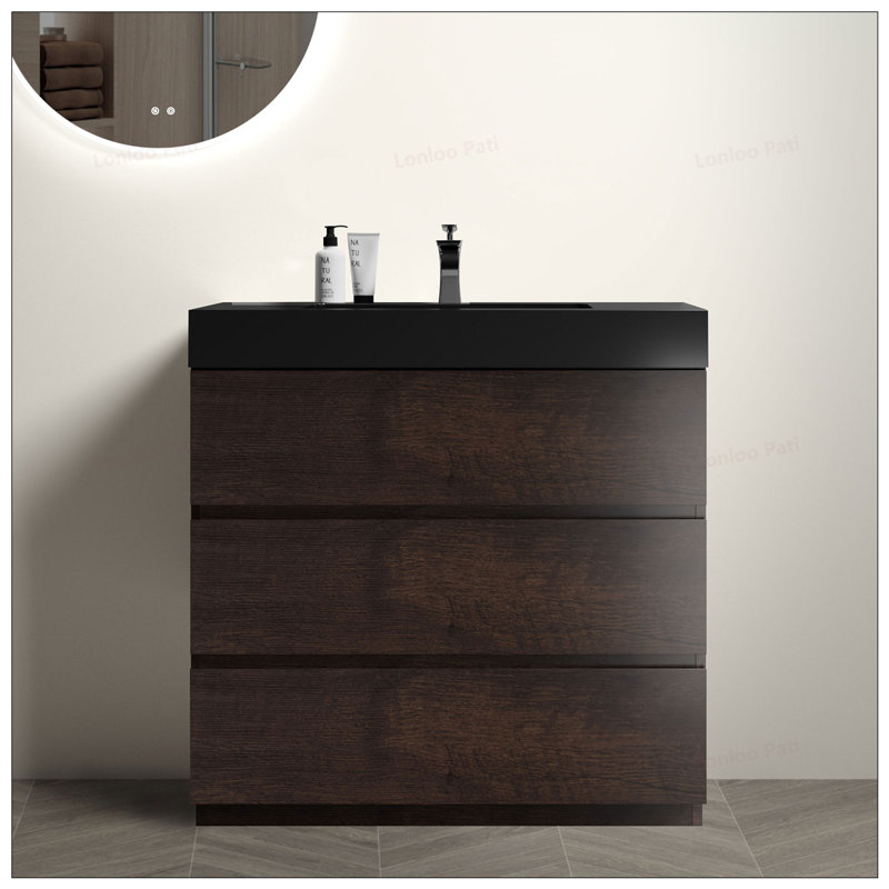 Meuble-lavabo sur pied 36 po avec lavabo, 36"