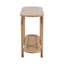 Hedda Rattan & Wood Console 45" Console Table