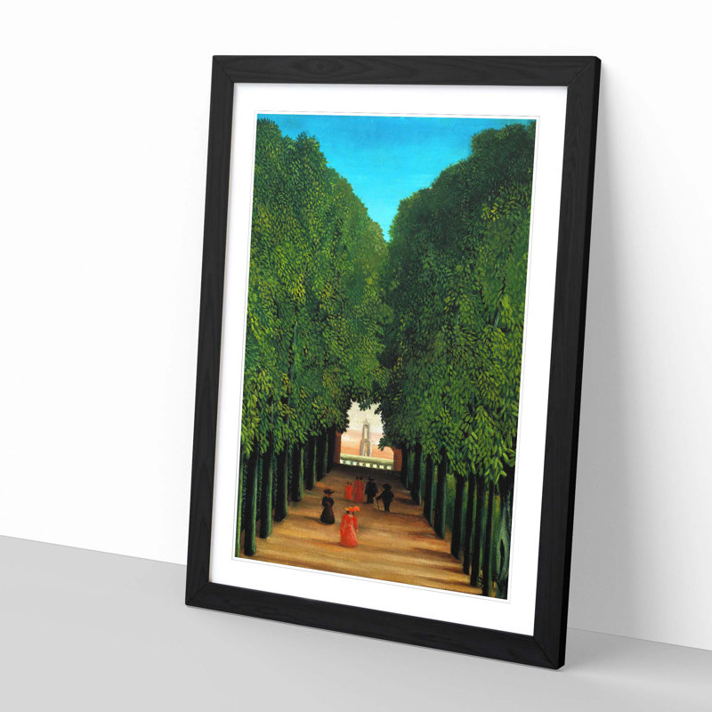 Henri Rousseau - Single Picture Frame Print, Black