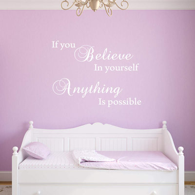 Text & Numbers Wall Decal