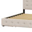 Lit plateforme tapissier avec tiroirs de rangement et lit gigogne-129169128