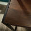 Bureau en bois avec huche, brun
