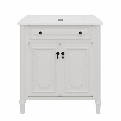 Meuble-lavabo vintage avec lavabo