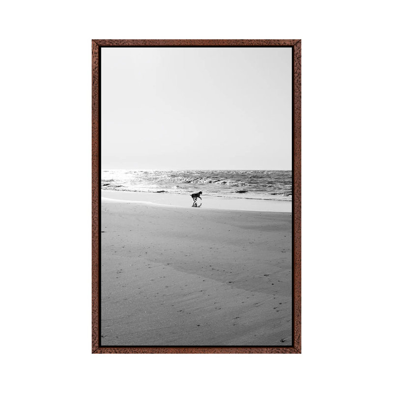 Sullivan's Island IX by Bethany Young - Print on Canvas, 66.04cm H x 45.72cm W x 3.81cm D, Classic Brown Wood Framed