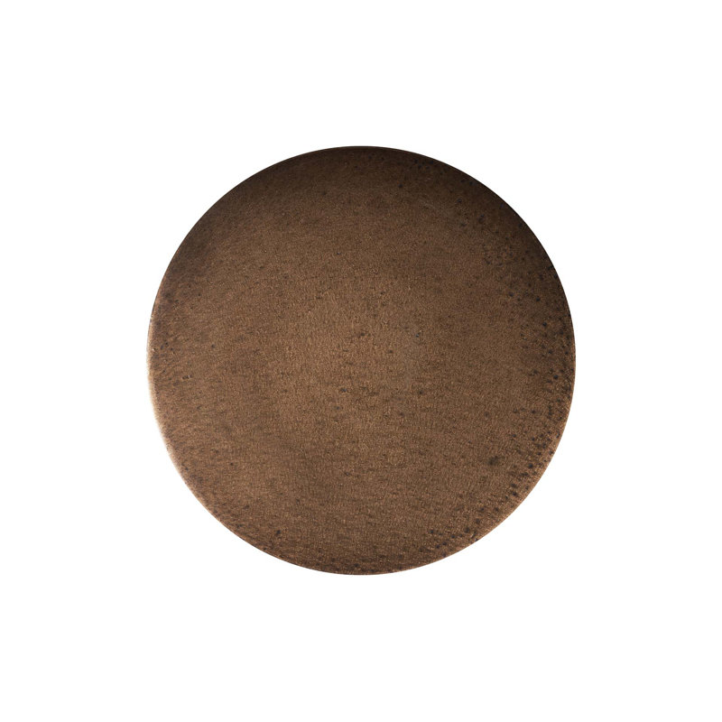 Provenance Signature Outdoor Round Side Table, Gilt