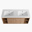 Meuble-lavabo double avec plateau 47,6 Ashyra