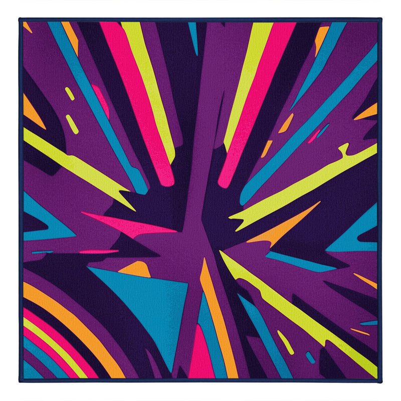 Radiant Rift Rug, Square 8'