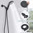 Matte Black Handheld Shower, 7 Spray Patterns, Material Shower Faucet With Options And Adjustable Pattern
