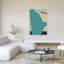 Serene Abstract Landscape Abstract Colorful Contemporary Wall Art Print by Little Dean - Wrapped Canvas Print-585535714