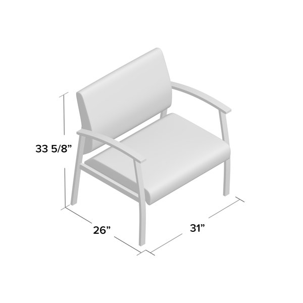 Ravenna 500 lb. Capacity Bariatric Guest Chair - See More Sizes