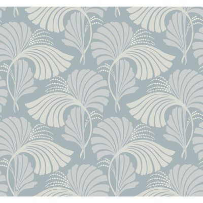 Floral Metallic Wallpaper Roll by Candice Olson