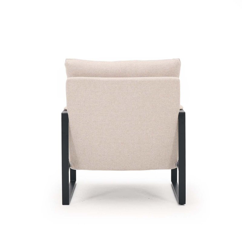 Accent Chair, Linen Light Beige