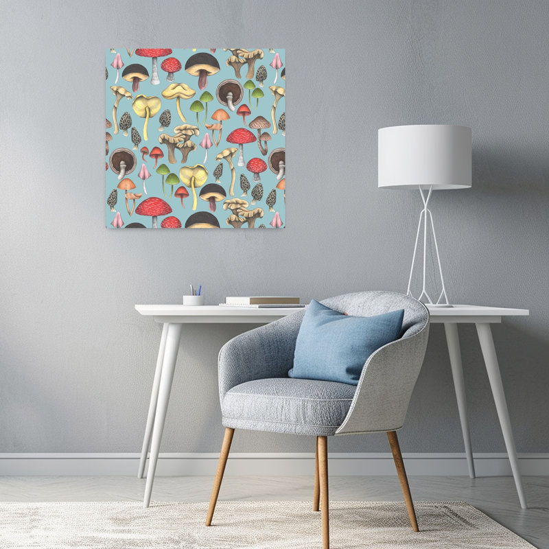 Art contemporain rétro, art automnal, H 24 po x l 24 po