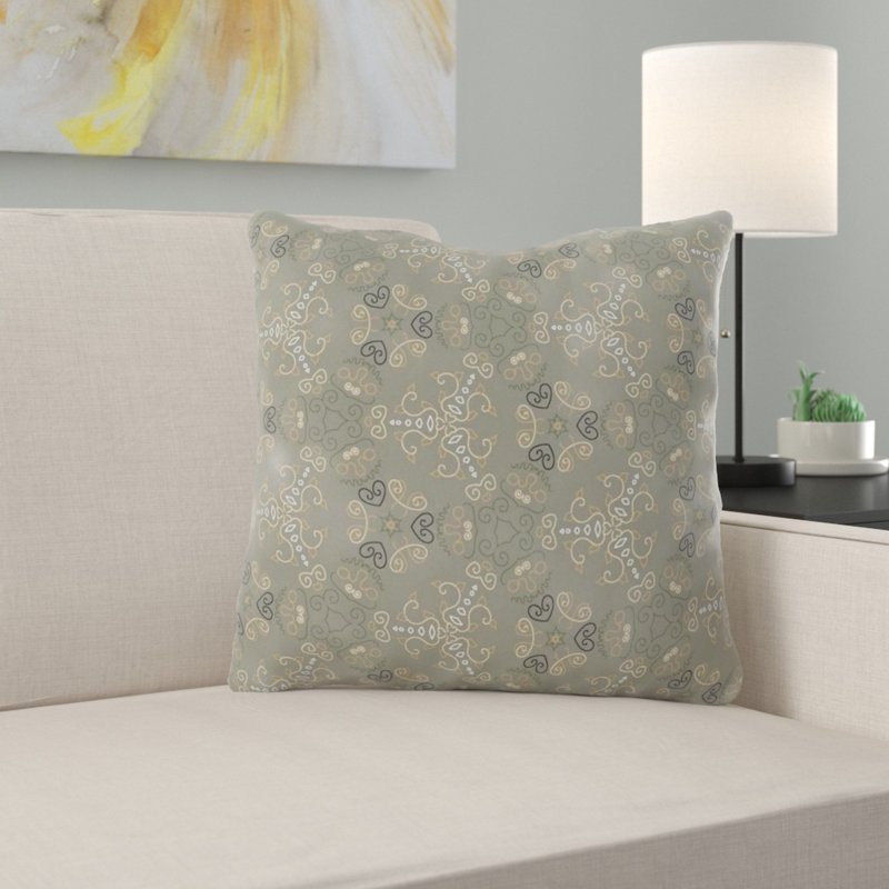 Reversible Throw Pillow, Indoor, Brown